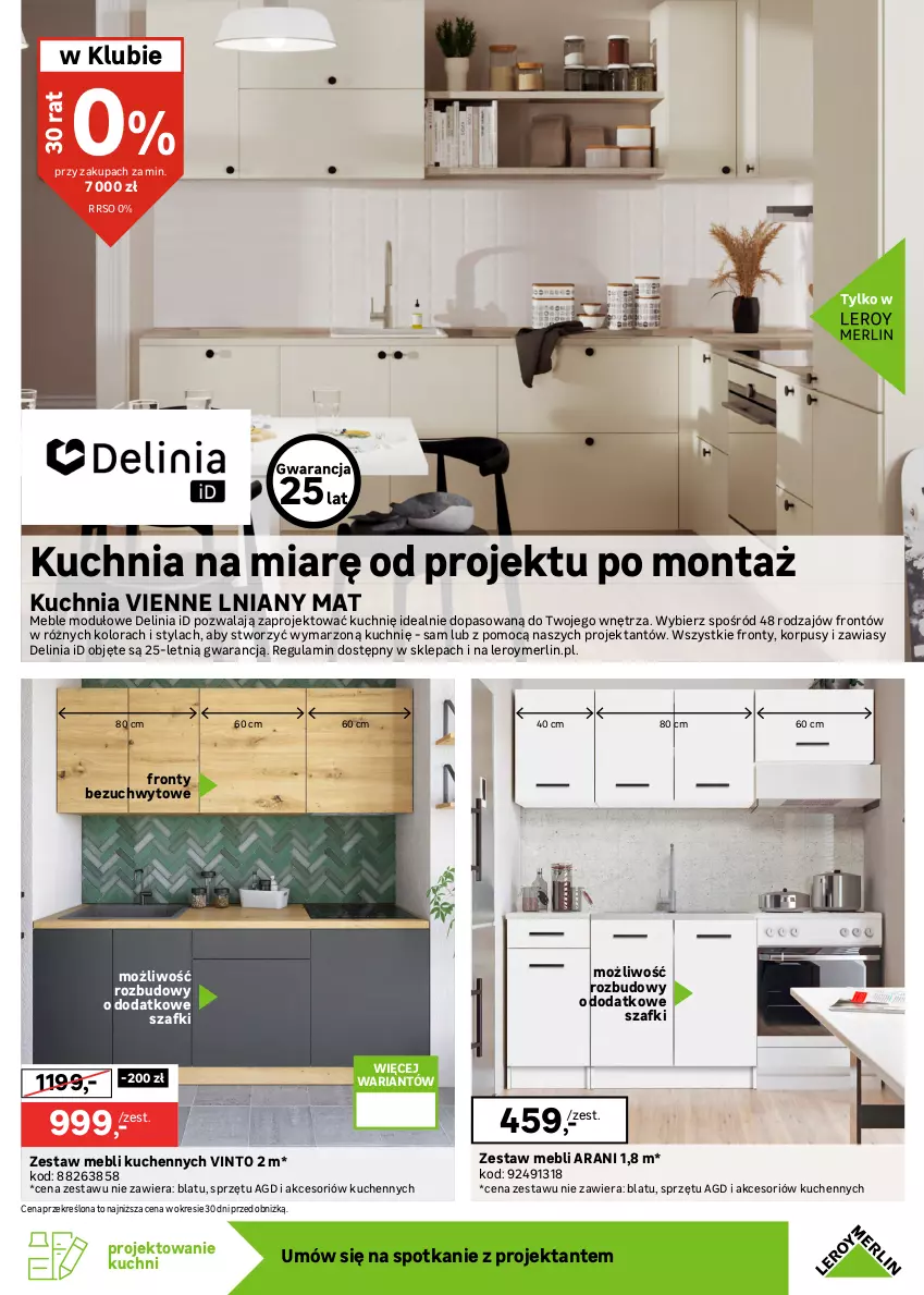 Gazetka promocyjna Leroy Merlin - Gazetka Leroy Merlin - ważna 25.02 do 24.03.2026 - strona 17 - produkty: Bateria, Bateria kuchenna, Grohe, Korpusy, Kuchnia, Meble, Vileda, Zestaw mebli kuchennych, Zlew, Zlewozmywak