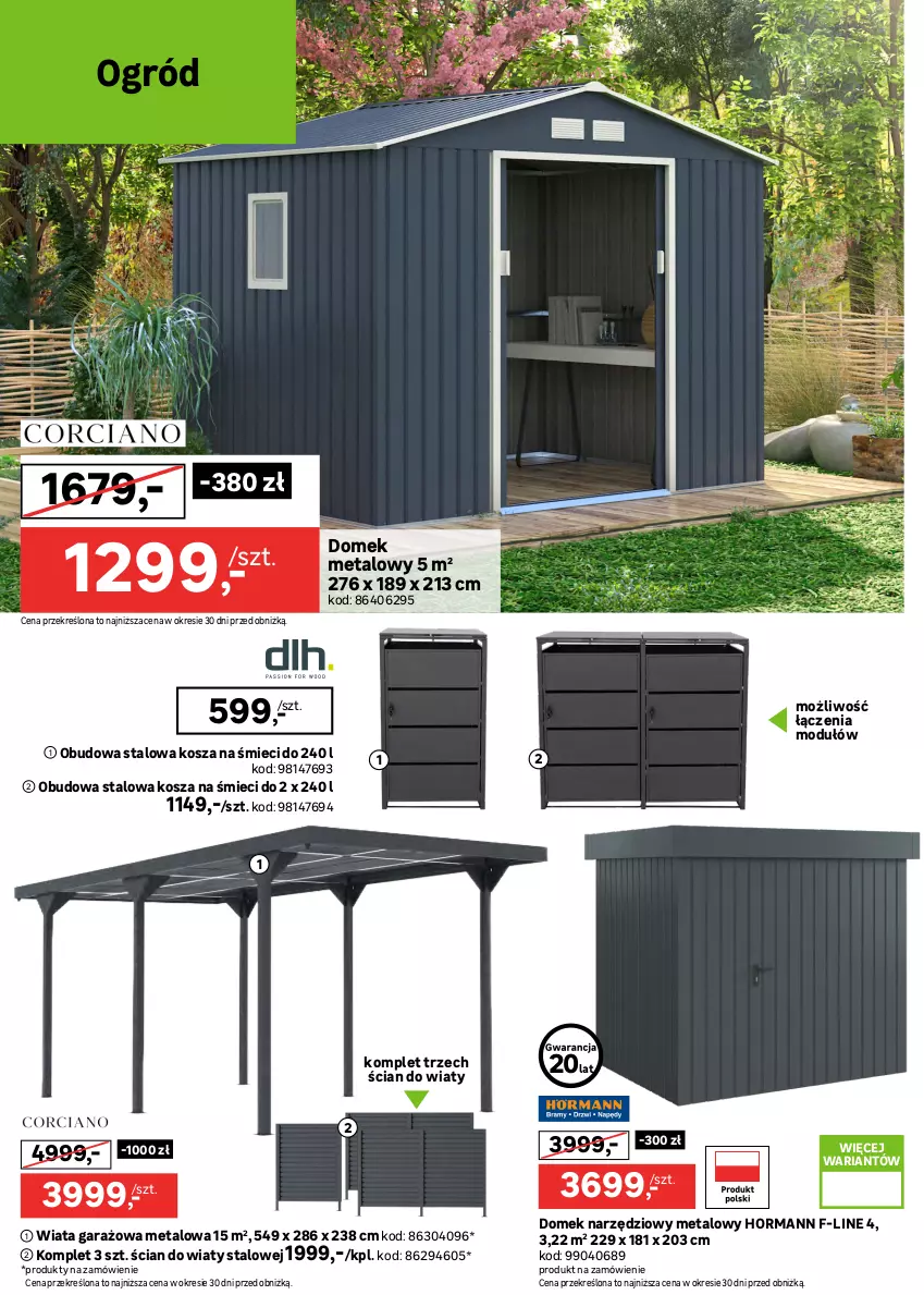 Gazetka promocyjna Leroy Merlin - Gazetka Leroy Merlin - ważna 25.02 do 24.03.2026 - strona 24 - produkty: Garaż, Gra, Kosz, Myjka ciśnieniowa, Ogród, Tunel