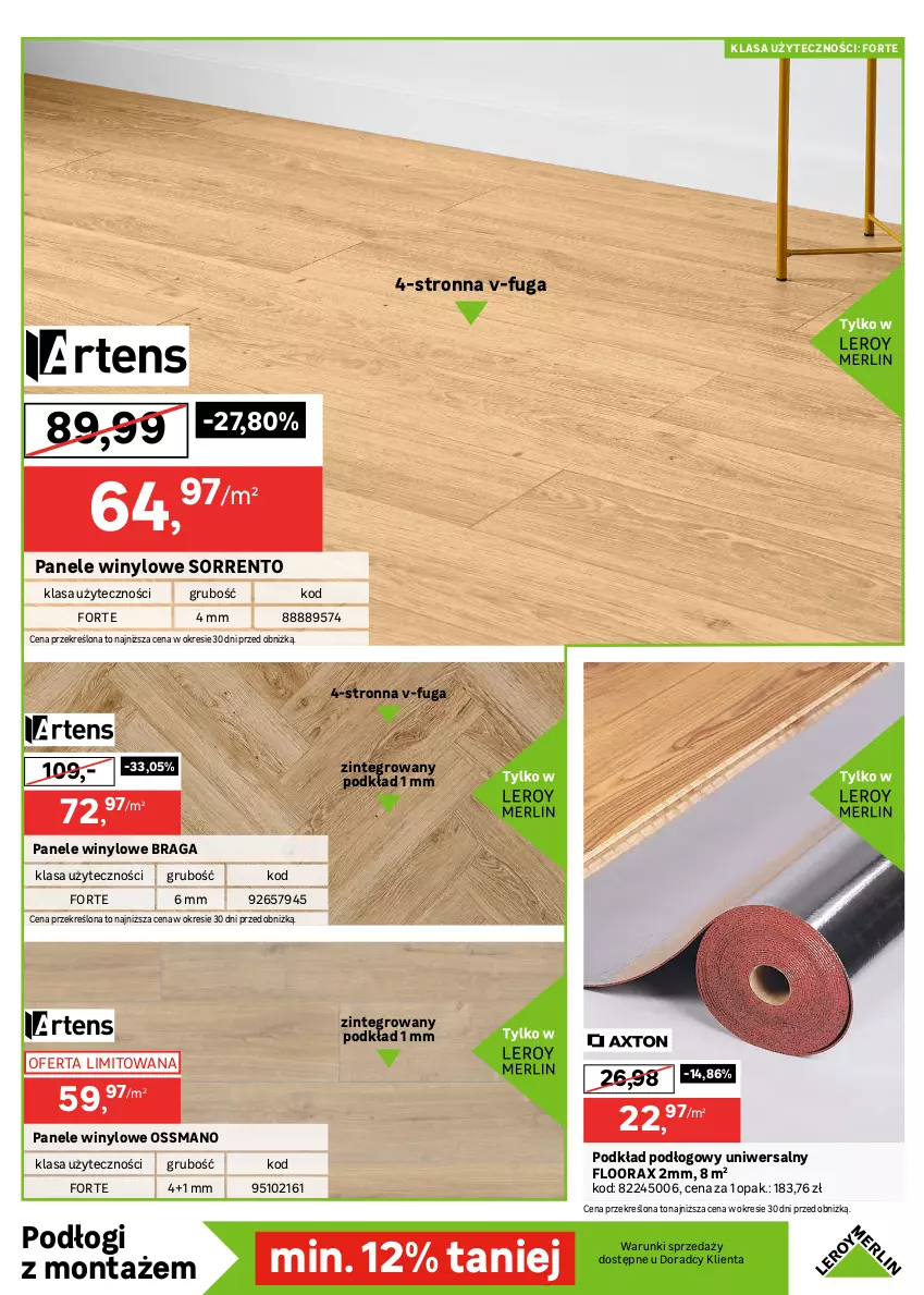 Gazetka promocyjna Leroy Merlin - Gazetka Leroy Merlin - ważna 25.02 do 24.03.2026 - strona 3 - produkty: Podkład, Podkład podłogowy, Por, Sati