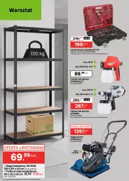 Gazetka promocyjna Leroy Merlin - Gazetka Leroy Merlin - Gazetka - ważna od 24.03 do 24.03.2026 - strona 34 - produkty: Odkurzacz, Gra, Wiertarka, Kärcher, Tarka, Regał, Wkręt, Zestaw kluczy nasadowych, Młot, Młotowiertarka, Wkrętarka, Pistolet, Szlifierka, Bosch, Zestaw kluczy, Regał metalowy, Odkurzacz warsztatowy