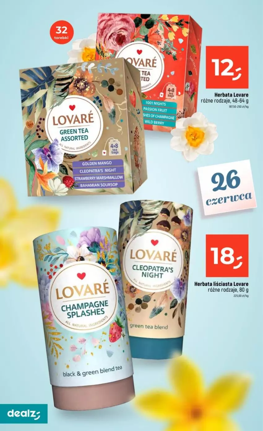 Gazetka promocyjna Dealz - NOWA GAZETKA - ważna 25.06 do 01.07.2026 - strona 20 - produkty: Herbata, Lack