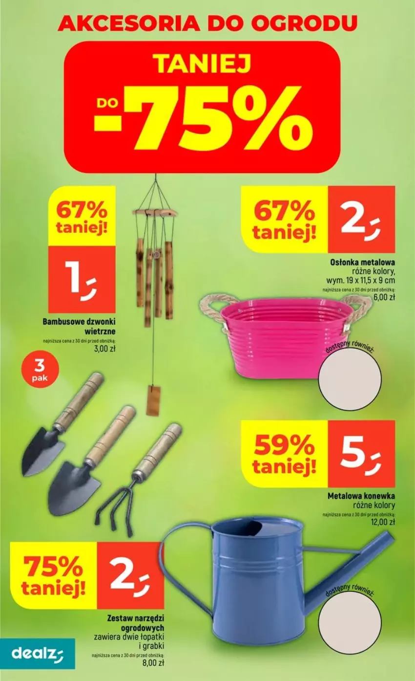 Gazetka promocyjna Dealz - NOWA GAZETKA - ważna 25.06 do 01.07.2026 - strona 42 - produkty: Gra, Konewka, Osłonka, Zestaw narzędzi
