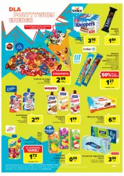 Gazetka promocyjna Carrefour - Gazetka Market - Gazetka - ważna od 28.08 do 28.08.2022 - strona 5 - produkty: Lubella, Mus, Cukier, Bell, Wafelek, Kosz, Wawel, Velvet, Leon, Owsianka, Grześki, Chusteczki, Ferrero, Bella, Cukierki, Mleczna kanapka, Kinder