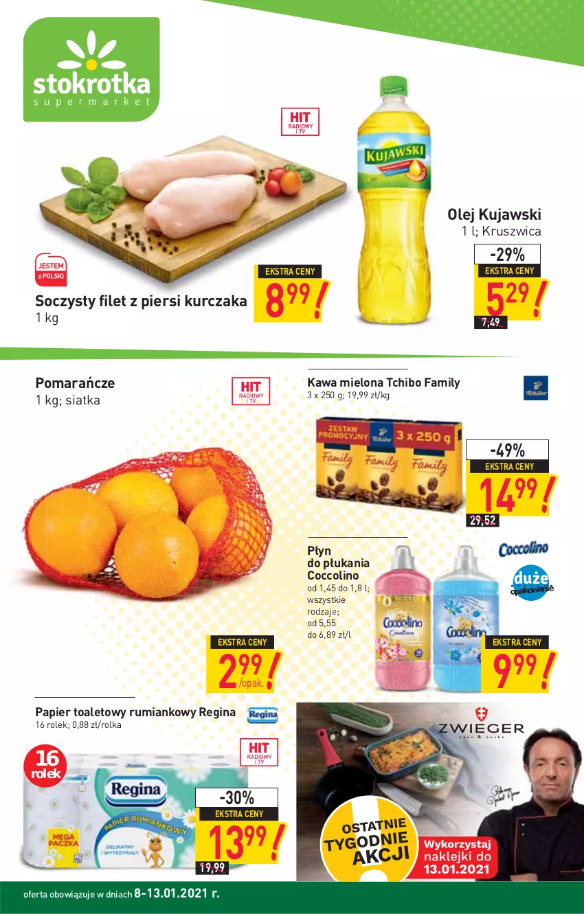 Gazetka promocyjna Stokrotka - Supermarket - ważna 08.01 do 13.01.2021 - strona 1