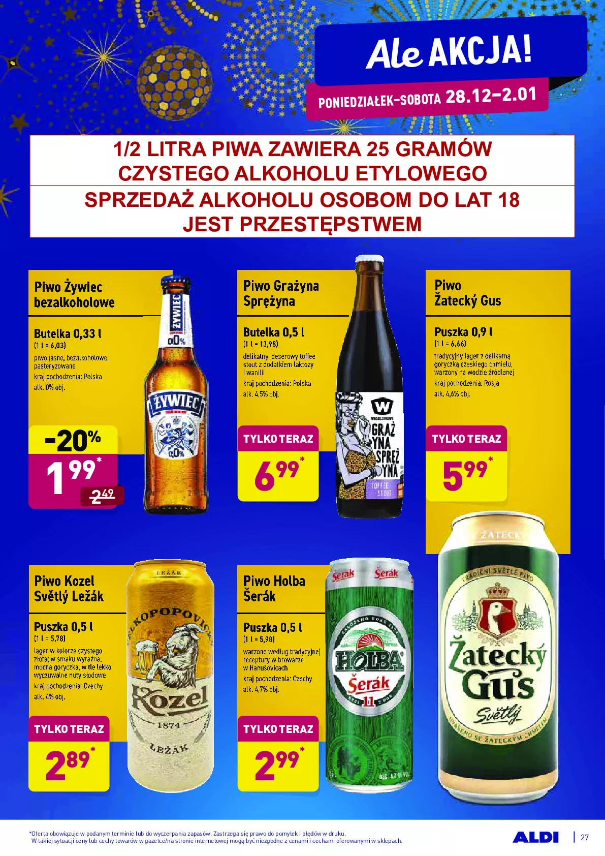 Gazetka promocyjna Aldi - Okazje tygodnia - ważna 01.01 do 02.01.2021 - strona 27