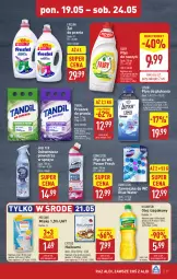 Gazetka promocyjna Aldi - Pełna oferta - Gazetka - ważna od 24.05 do 24.05.2025 - strona 17 - produkty: Domestos, Kujawski, Pur, Gra, Zawieszka do wc, Proszek do prania, Płyn do płukania, Odświeżacz powietrza, Płyn do wc, Fairy, Olej rzepakowy, Olej, Lenor, Ambi Pur, Mleko, Fa