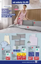 Gazetka promocyjna Aldi - Pełna oferta - Gazetka - ważna od 24.05 do 24.05.2025 - strona 35 - produkty: Koc, Pościel, Koszula nocna, Kosz, Poszewka, Koszula, Wełna, Piżama, Fa