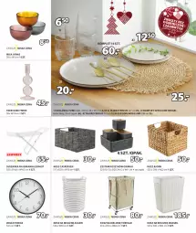 Gazetka promocyjna Jysk - Oferta tygodnia - Gazetka - ważna od 27.11 do 27.11.2022 - strona 20 - produkty: Ubrania, Gra, Kosz na bieliznę, Kosz, Podkładka, Talerz, Zegar, Suszarka, Szklanka, Podkład