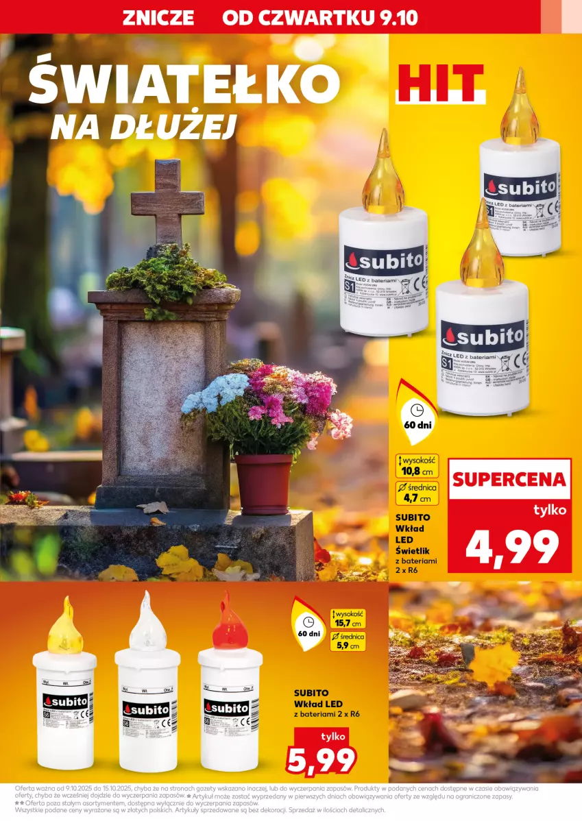 Gazetka promocyjna Kaufland - Kaufland - ważna 09.10 do 15.10.2025 - strona 11 - produkty: Znicz