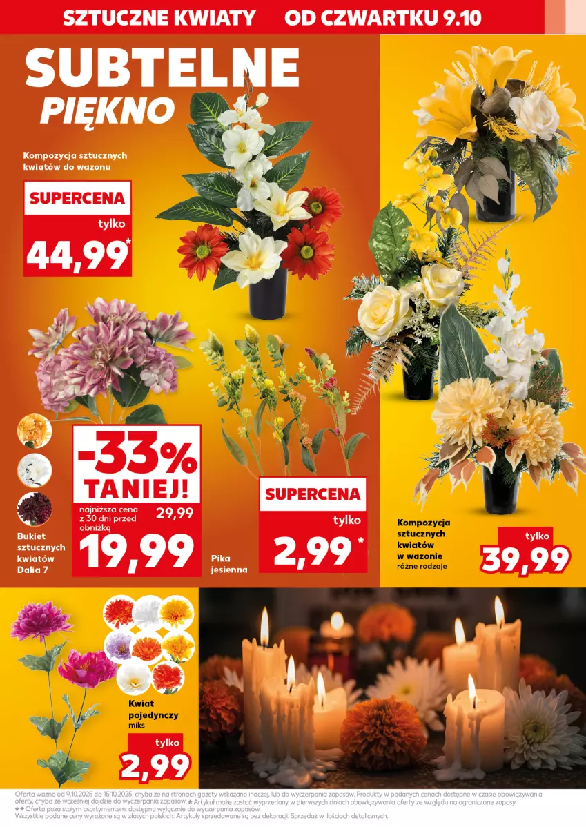 Gazetka promocyjna Kaufland - Kaufland - ważna 09.10 do 15.10.2025 - strona 15 - produkty: Bukiet, Wazon