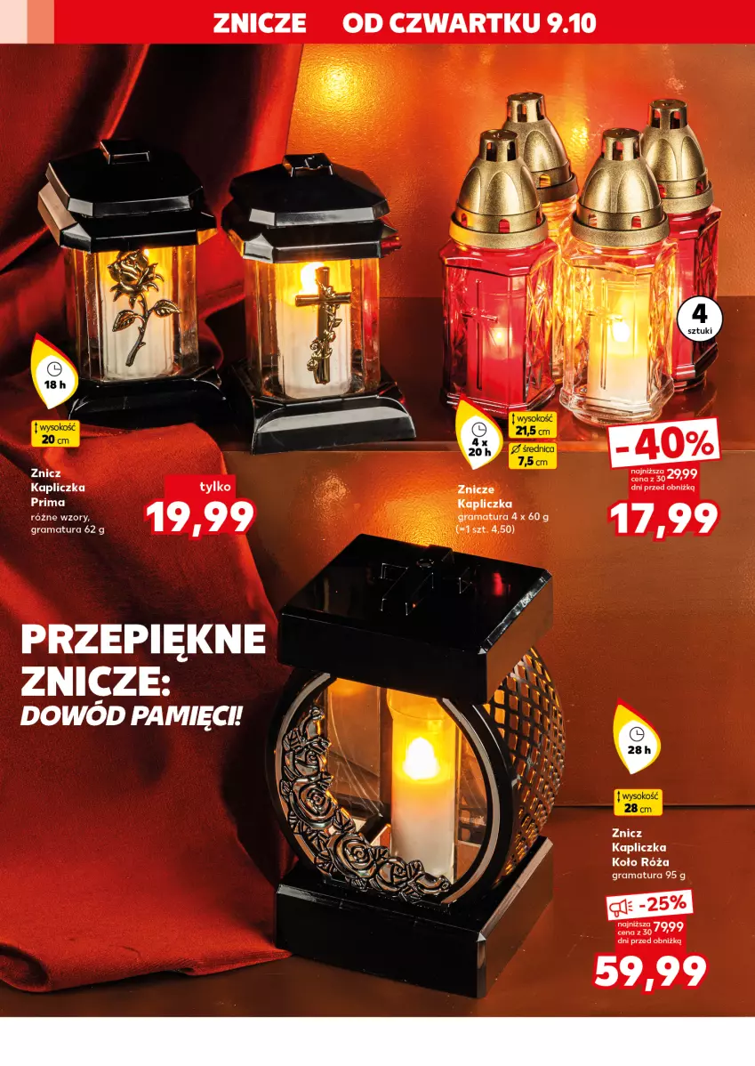 Gazetka promocyjna Kaufland - Kaufland - ważna 09.10 do 15.10.2025 - strona 6 - produkty: Gra, Prima, Rama, Róża, Sok, Znicz