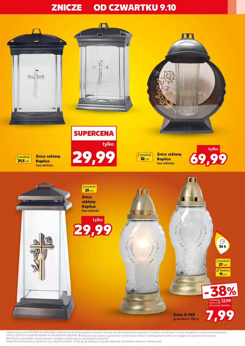 Gazetka promocyjna Kaufland - Kaufland - ważna 09.10 do 15.10.2025 - strona 7 - produkty: Gra, Rama, Sok, Znicz
