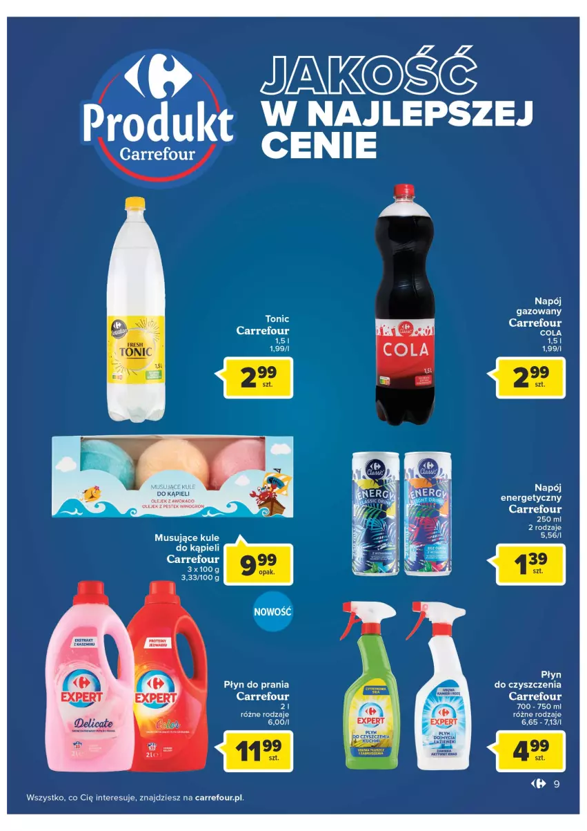 Gazetka promocyjna Carrefour - Gazetka Carrefour - ważna 28.06 do 02.07.2022 - strona 9 - produkty: Mus, Napój, Olej, Płyn do prania, Stek, Wino