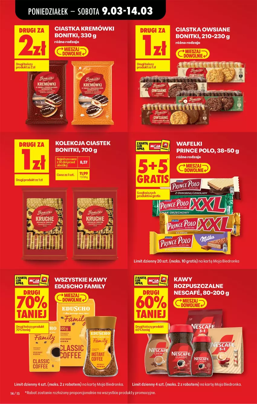 Gazetka promocyjna Biedronka - Od Poniedziałku - ważna 09.03 do 14.03.2026 - strona 16 - produkty: Bonitki, Ciastka, Gra, Por, Prince Polo