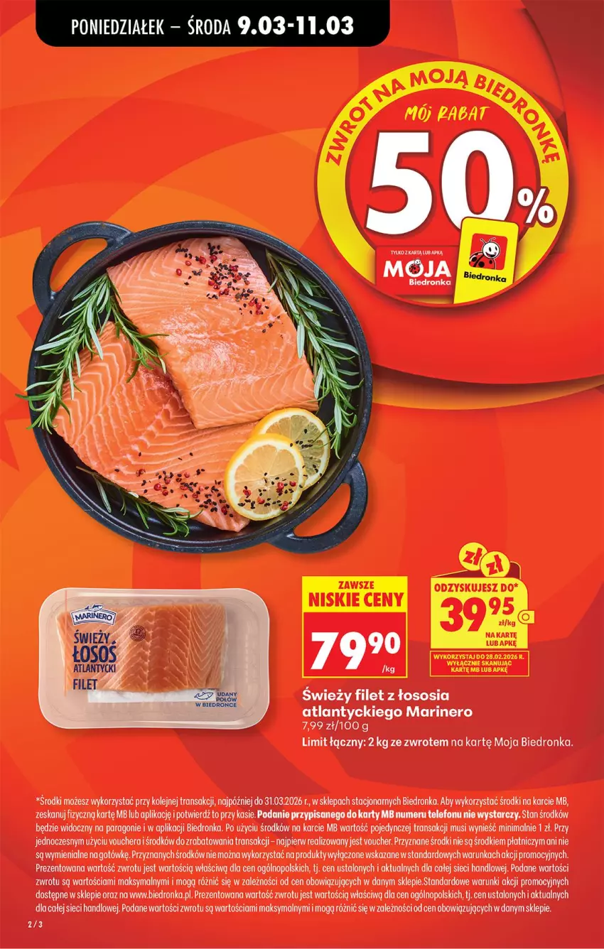 Gazetka promocyjna Biedronka - Od Poniedziałku - ważna 09.03 do 14.03.2026 - strona 2 - produkty: Mus, Olej, Sos, Telefon, Tran