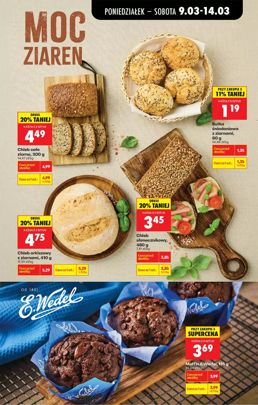 Gazetka promocyjna Biedronka - Od Poniedziałku - ważna 09.03 do 14.03.2026 - strona 39 - produkty: Bułka, Chleb, Danio