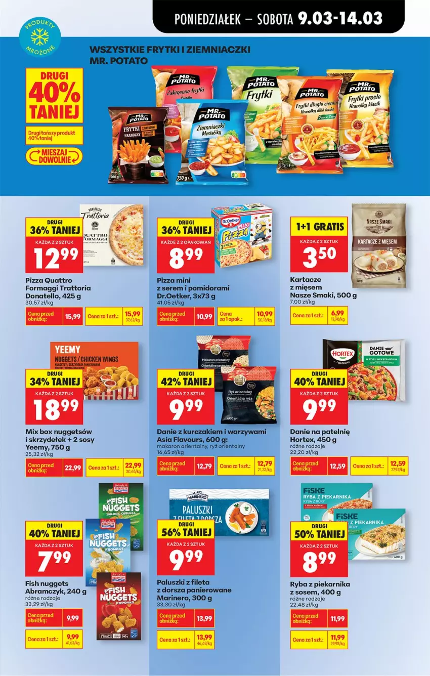 Gazetka promocyjna Biedronka - Od Poniedziałku - ważna 09.03 do 14.03.2026 - strona 45 - produkty: Dorsz, Hortex, Kurczak, Maggi, Makaron, Piekarnik, Pizza, Ryba, Ryba z piekarnika, Ryż, Ser, Sos, Warzywa