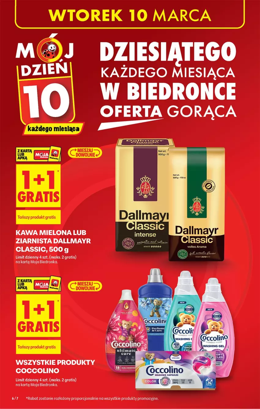 Gazetka promocyjna Biedronka - Od Poniedziałku - ważna 09.03 do 14.03.2026 - strona 6 - produkty: Dallmayr, Gra, Kawa, Kawa mielona, Por