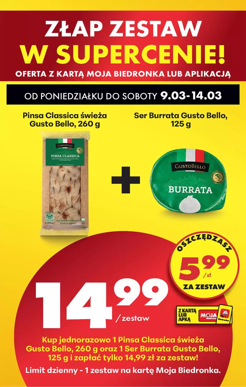 Gazetka promocyjna Biedronka - Od Poniedziałku - ważna 09.03 do 14.03.2026 - strona 79 - produkty: Bell, Burrata, LG, Ser