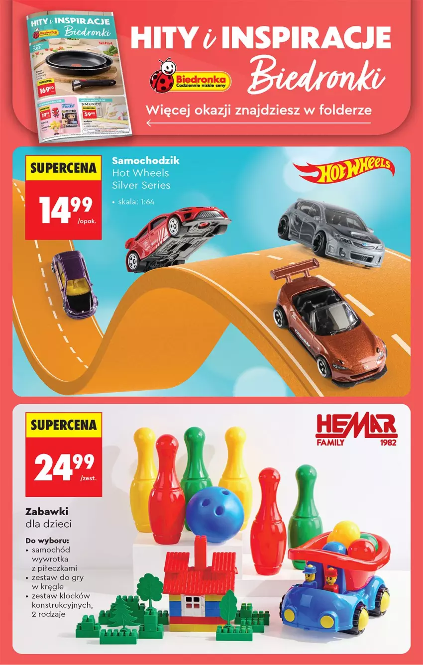 Gazetka promocyjna Biedronka - Od Poniedziałku - ważna 09.03 do 14.03.2026 - strona 81 - produkty: Chodzik, Dzieci, Gry, Hot Wheels, Samochód, Ser, Wywrotka