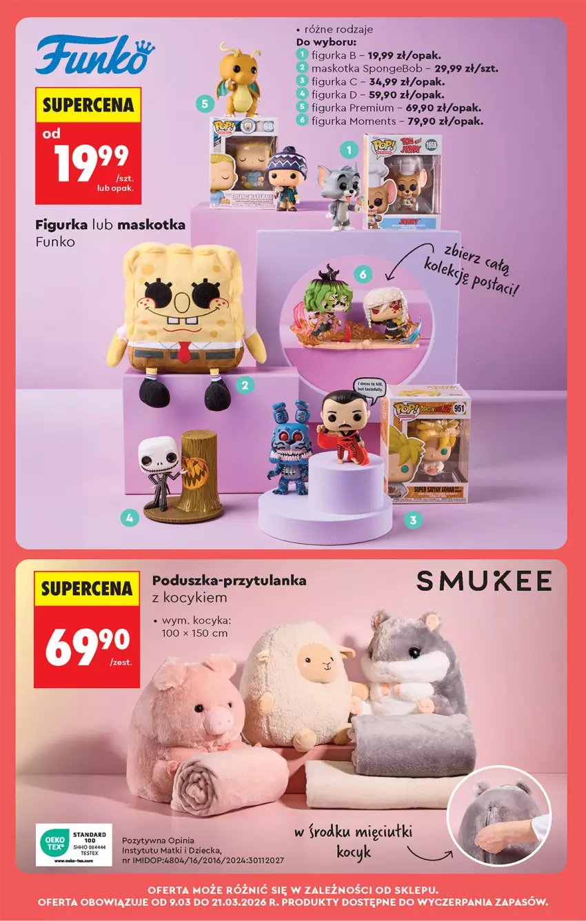 Gazetka promocyjna Biedronka - Od Poniedziałku - ważna 09.03 do 14.03.2026 - strona 82 - produkty: Koc, Moments, Poduszka, Stek