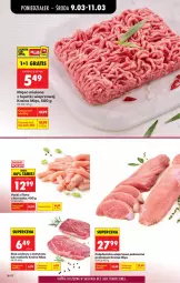 Gazetka promocyjna Biedronka - Od Poniedziałku - Gazetka - ważna od 14.03 do 14.03.2026 - strona 30 - produkty: Kurczak, Mięso mielone, Mięso mielone z łopatki wieprzowej, Gra, Stek wołowy, Polędwiczka wieprzowa, Stek, Rostbef, Mięso