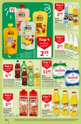 Gazetka promocyjna Auchan - Gazetka Rewelacyjne Wielopaki Hipermarket Auchan - Gazetka - ważna od 01.03 do 01.03.2023 - strona 24 - produkty: Dawtona, Sok, O nas, Coca-Cola, Fortuna, Tonik, Oshee, Fanta, Sprite, Fa