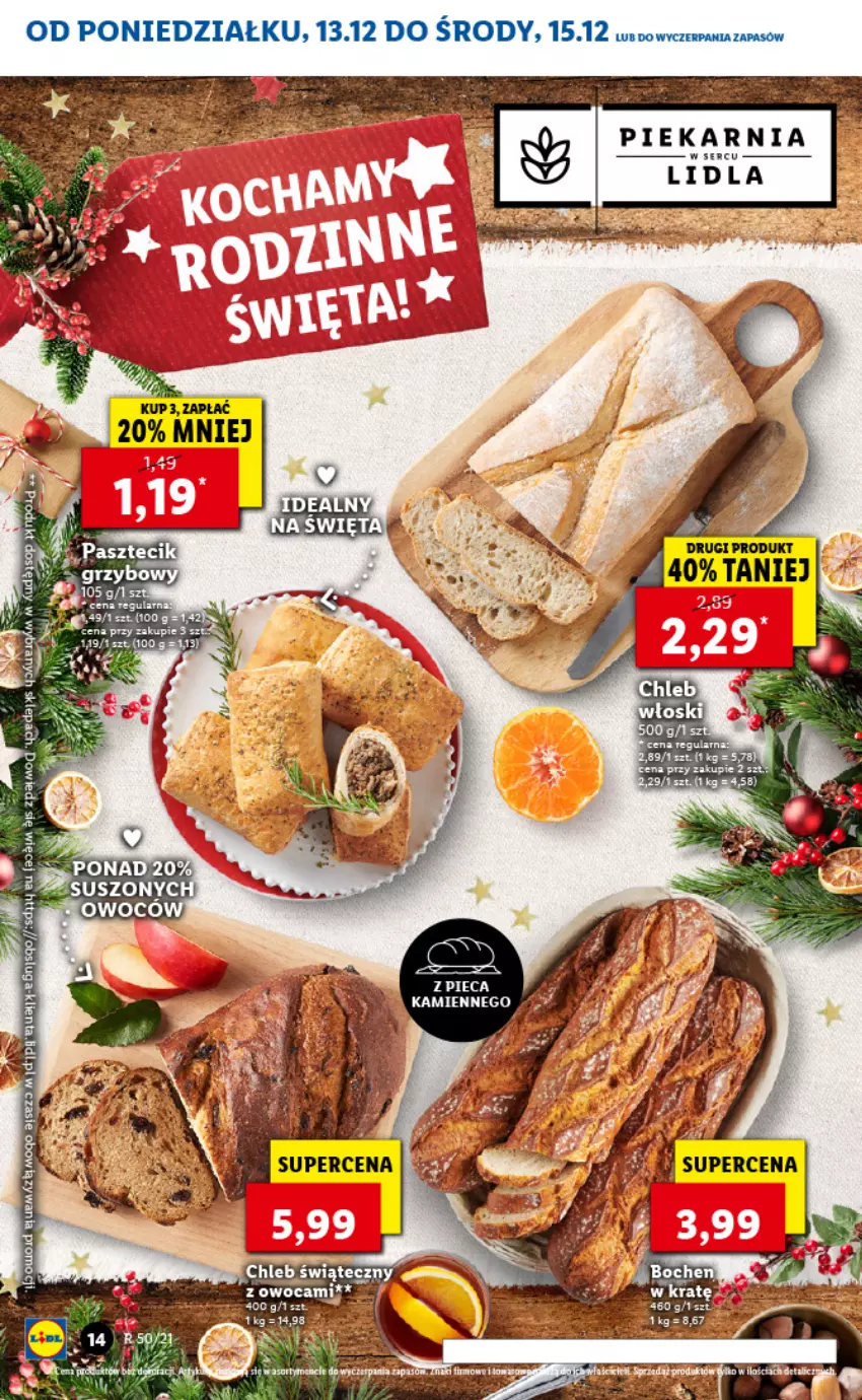 Gazetka promocyjna Lidl - GAZETKA - ważna 13.12 do 15.12.2021 - strona 14 - produkty: Piec, Ser