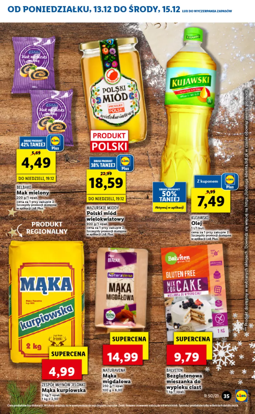 Gazetka promocyjna Lidl - GAZETKA - ważna 13.12 do 15.12.2021 - strona 35 - produkty: Kujawski, Miód