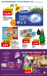 Gazetka promocyjna Lidl - GAZETKA - Gazetka - ważna od 15.12 do 15.12.2021 - strona 59 - produkty: Por, Gra, Choinka, Inka, Papier, Papier toaletowy, Rolki, Chusteczki, Znicz, Flora, Fa
