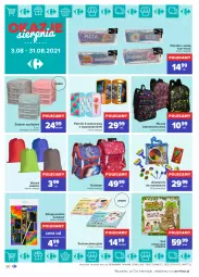 Gazetka promocyjna Carrefour - Gazetka Okazje sierpnia - Gazetka - ważna od 31.08 do 31.08.2021 - strona 20 - produkty: Piec, Ser, Gra, Piórnik, Plecak, Mattel, Fa