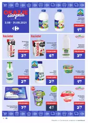 Gazetka promocyjna Carrefour - Gazetka Okazje sierpnia - Gazetka - ważna od 31.08 do 31.08.2021 - strona 6 - produkty: BIC, Maślanka, Twaróg, Piątnica, Zott, Robico, Twaróg półtłusty, Kefir, Mleko