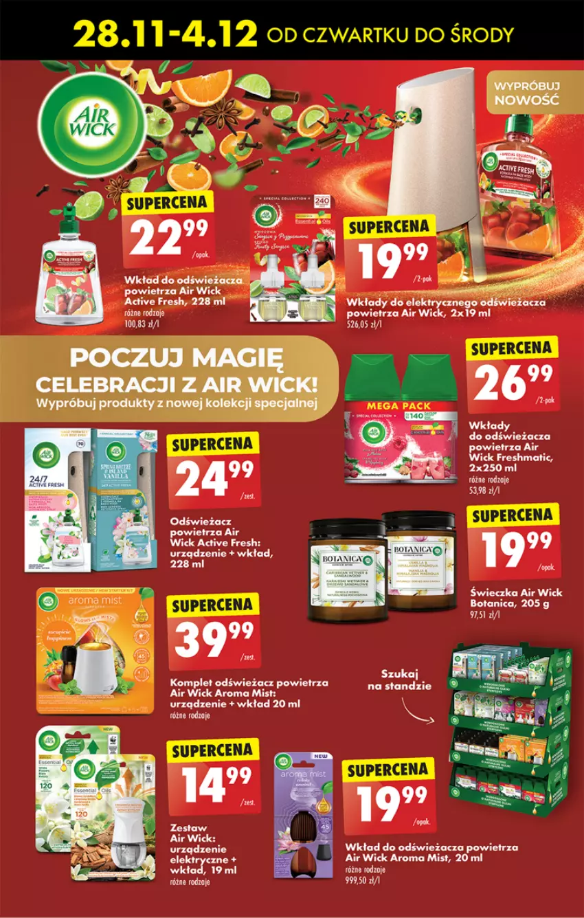 Gazetka promocyjna Biedronka - Od Czwartku - ważna 28.11 do 04.12.2024 - strona 75 - produkty: Air Wick, Odświeżacz powietrza