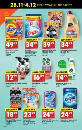 Gazetka promocyjna Biedronka - Od Czwartku - Gazetka - ważna od 04.12 do 04.12.2024 - strona 74 - produkty: Płyn do prania, Domestos, Gin, Cif, Finish, Zawieszki, Vizir, Woolite, Mleczko, Płyn do wc, Calgon, Bryza, Kapsułki do prania, LG