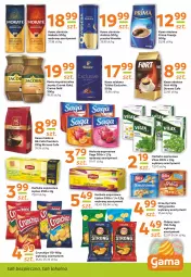 Gazetka promocyjna Gama - Gazetka Gama - Gazetka - ważna od 12.04 do 12.04.2021 - strona 7 - produkty: Piec, Tchibo, Kawa rozpuszczalna, BIC, Kawa ziarnista, Saga, Chipsy, Kawa mielona, Kawa, Vitax, Lipton, Prima, Crunchips, Felix, Jacobs, Woseba, Herbata