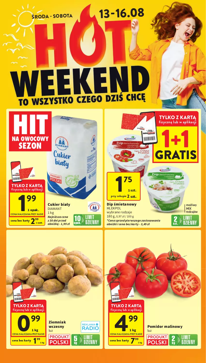 Gazetka promocyjna Intermarche - Gazetka promocyjna - ważna 13.08 do 20.08.2025 - strona 2 - produkty: Cukier, Diamant, Gra, Pomidor malinowy