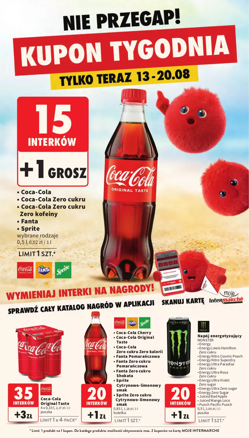 Gazetka promocyjna Intermarche - Gazetka promocyjna - ważna 13.08 do 20.08.2025 - strona 41 - produkty: Cif, Coca-Cola, Fa, Fanta, Gin, Mango, Napój, Sprite