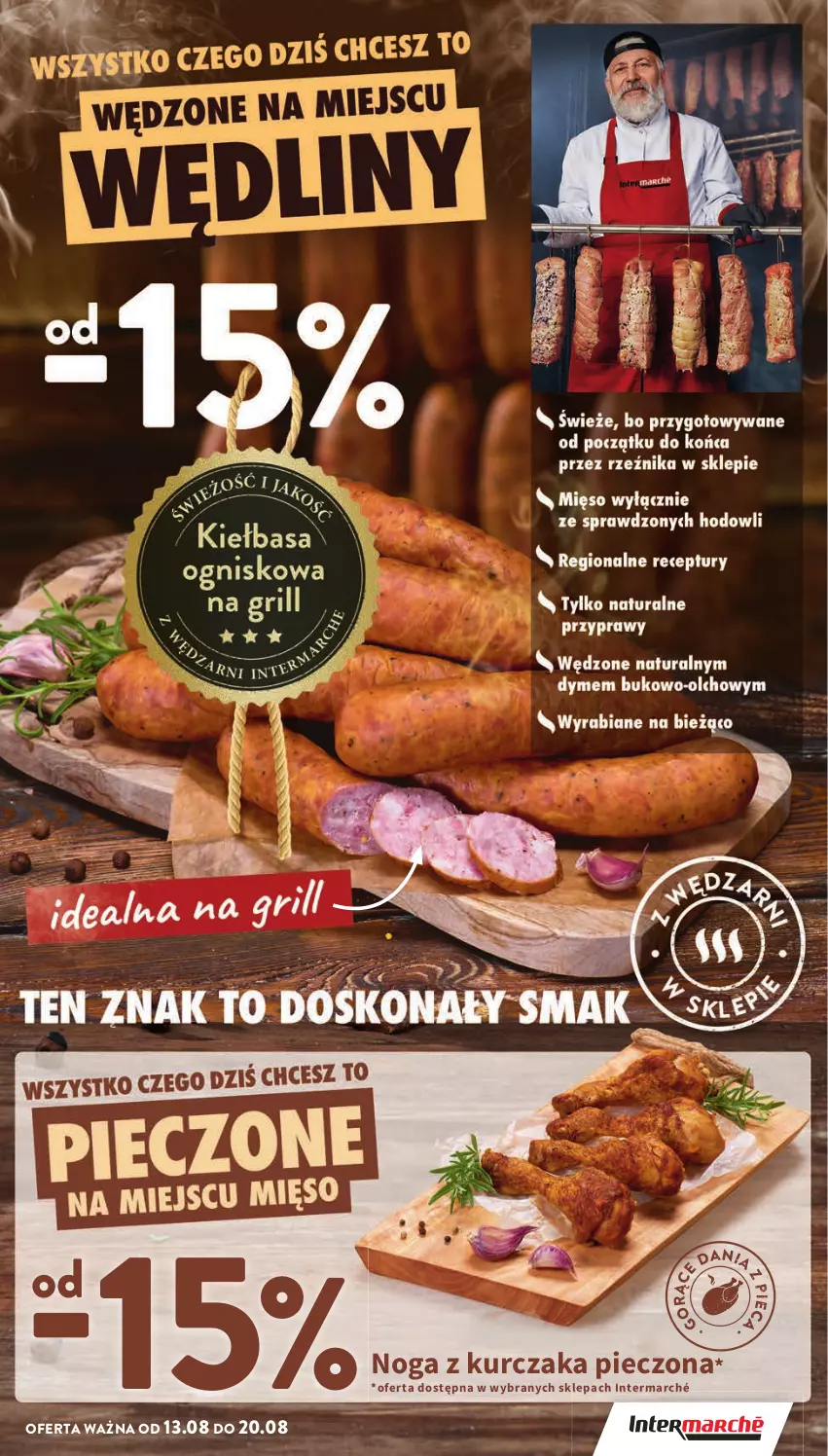 Gazetka promocyjna Intermarche - Gazetka promocyjna - ważna 13.08 do 20.08.2025 - strona 9 - produkty: Kurczak, Piec