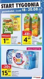 Gazetka promocyjna Intermarche - Gazetka promocyjna - Gazetka - ważna od 20.08 do 20.08.2025 - strona 45 - produkty: Papier, Friskies, Papier toaletowy, Tymbark, Nektar, Fa