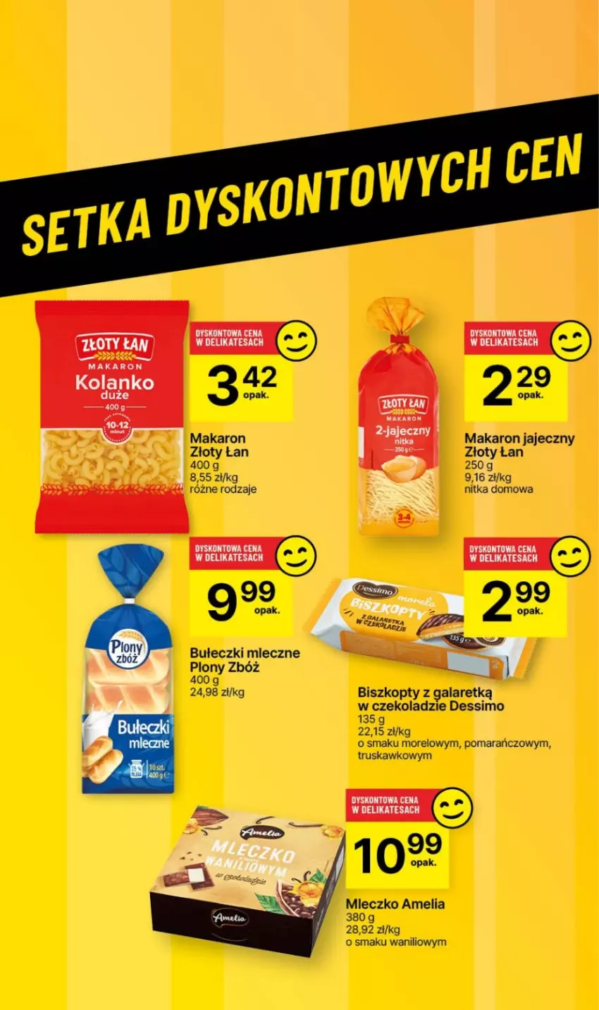 Gazetka promocyjna Delikatesy Centrum - NOWA GAZETKA Delikatesy Centrum od 11 stycznia! 11-17.01.2024 - ważna 11.01 do 17.01.2024 - strona 35 - produkty: Biszkopty, Bułeczki, Bułeczki mleczne, Gala, Makaron, Mleczko