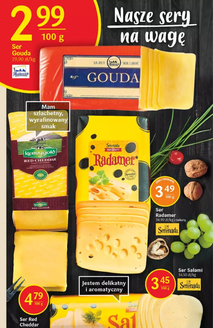 Gazetka promocyjna Delikatesy Centrum - Gazetka DC45 - ważna 17.11 do 23.11.2022 - strona 16 - produkty: Cheddar, Radamer, Salami, Ser, Ser salami