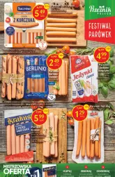 Gazetka promocyjna Delikatesy Centrum - Gazetka DC45 - Gazetka - ważna od 23.11 do 23.11.2022 - strona 13 - produkty: Kurczak, Krakus, Parówki, Parówki z szynki, Tarczyński, Berlinki