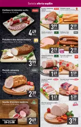 Gazetka promocyjna Stokrotka - Supermarket - Gazetka - ważna od 25.08 do 25.08.2021 - strona 6 - produkty: Kurczak, Polędwica, Sok, Ser, Sokołów, Kiełbasa krakowska, Parówki, Parówki z szynki, Duda, Szynka, Boczek, Gala, Kiełbasa, Olewnik, HP