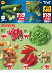 Gazetka promocyjna Kaufland - Gazetka tygodnia - Gazetka - ważna od 26.03 do 26.03.2025 - strona 16 - produkty: Cebula, Warzywa, Gra, Sałata masłowa, Papryka, Sałat, Szpic, Owoce, Grunt, Masło, Rzodkiewka, Imbir