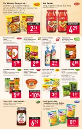 Gazetka promocyjna Stokrotka - Supermarket - Gazetka - ważna od 18.01 do 18.01.2023 - strona 9 - produkty: Sałatka, Torebka, Makaron, Sos, Paprykarz, Kasza jęczmienna, Papryka, Kisiel, Bulion, Winiary, Czosnek, Kawa, Dżem, Dega, Lion, Sałat, Przyprawy, Rosół, Pulpety, Kubek, Cenos, Vegeta, Kamis, Kasza, Vegeta Natur