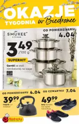 Gazetka promocyjna Biedronka - Okazje tygodnia - Gazetka - ważna od 20.04 do 20.04.2022 - strona 1 - produkty: Buty, Czajnik, Ambition, 