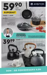Gazetka promocyjna Biedronka - Okazje tygodnia - Gazetka - ważna od 20.04 do 20.04.2022 - strona 4 - produkty: Piec, Czajnik, Budzik, Ambition, Patelnia, Kasza, Rondel