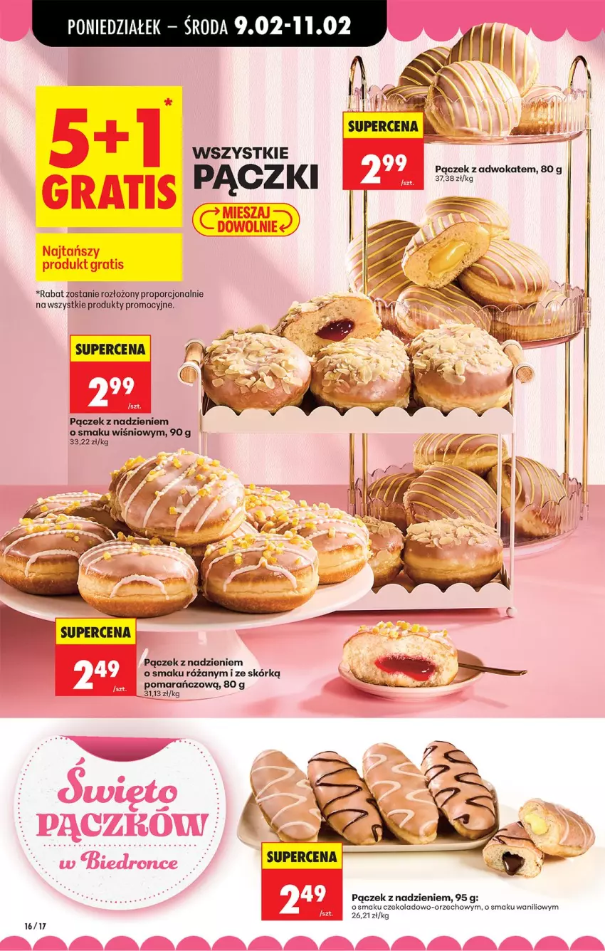 Gazetka promocyjna Biedronka - Gazetka - ważna 09.02 do 16.02.2026 - strona 18 - produkty: Pączek, Por, Róża