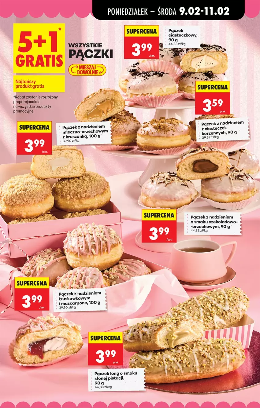 Gazetka promocyjna Biedronka - Gazetka - ważna 09.02 do 16.02.2026 - strona 21 - produkty: Gra, Mascarpone, Pączek, Por