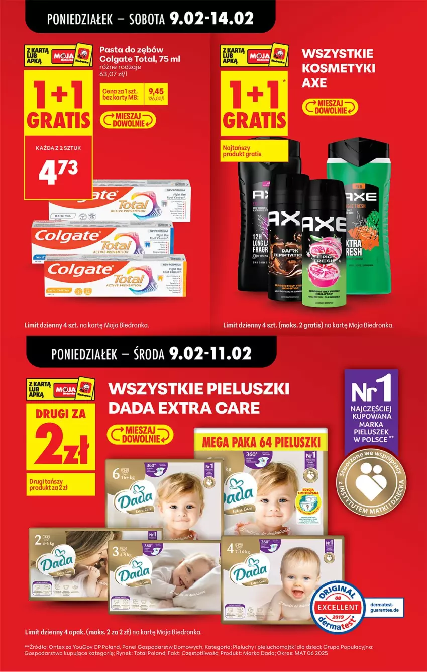 Gazetka promocyjna Biedronka - Gazetka - ważna 09.02 do 16.02.2026 - strona 27 - produkty: Dada, Dzieci, Fa, Gra, Majtki, Pieluchomajtki, Pieluchy
